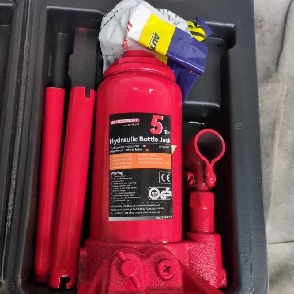 5 TON HYDRAULIC BOTTLE JACK 