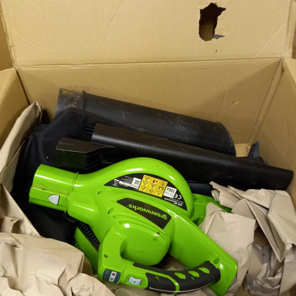 GREENWORKS BRUSHLESS LEAF BLOWER