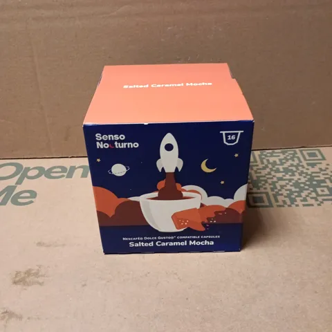 5 X 16 SENSO NOCTURNO SALTED CARAMEL MOCHA CAPSULES (NESCAFE DOLCE GUSTO COMPATIBLE)