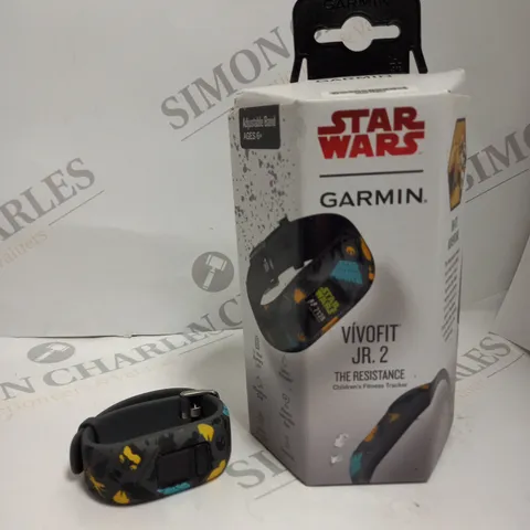 BOXED GARMIN VIVOFIT JR. 2 THE RESISTANCE CHILDREN'S FITNESS TRACKER WATCH