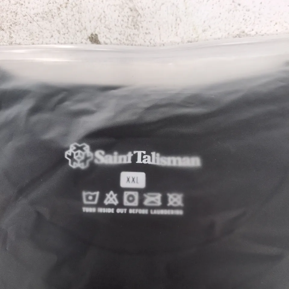 SAINT TALISMAN BLACK T‑SHIRT – XXL