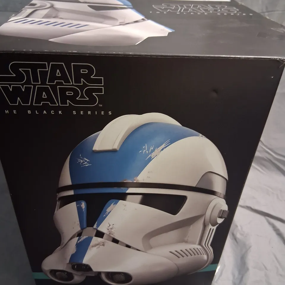 BOXED STAR WARS THE BLACKSERIES CLONE TROOPER 501ST LEGION PREMIUM ELECTRONIC HELMET