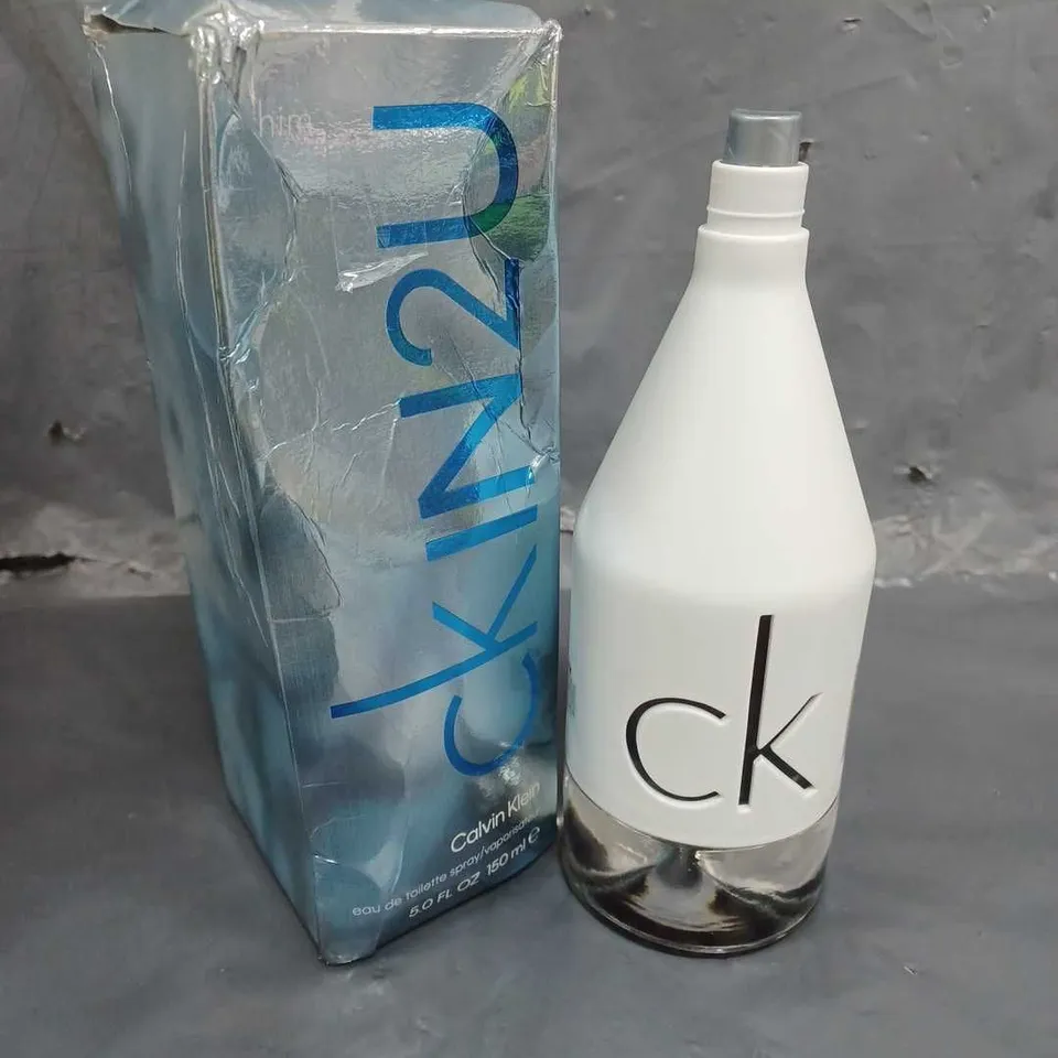 BOXED CALVIN KLEIN CKIN2U HIM EAU DE TOILETTE 150ML  RRP £62