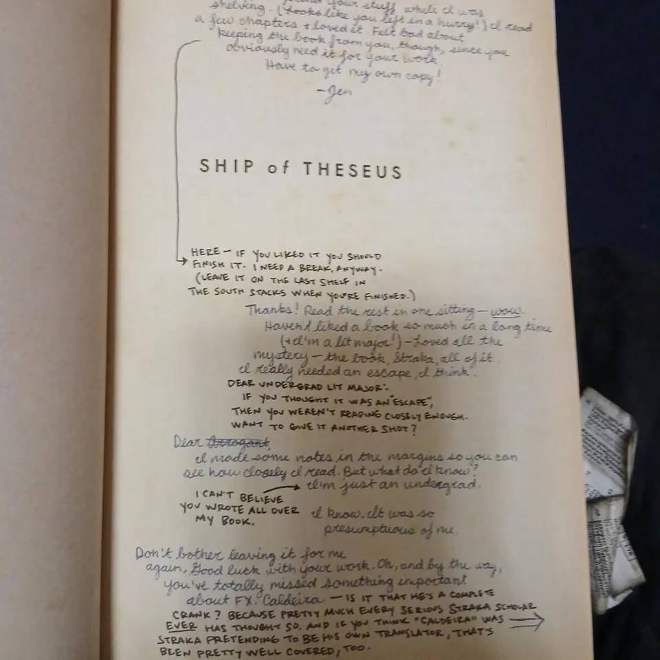 SHIP OF THESEUS BY V. M. STRAKA – WINGED SHOES PRESS HARDBACK