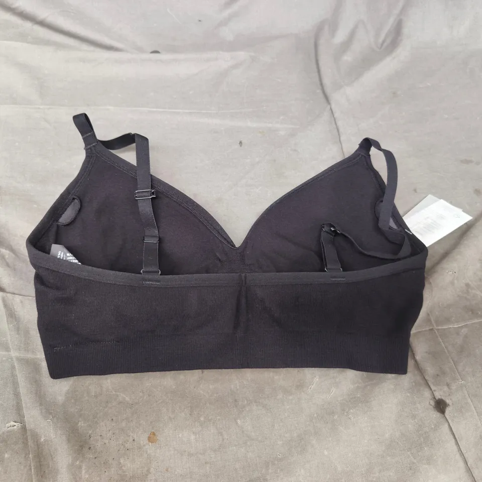 BOODY - BLACK WIRELESS T-SHIRT BRAS  – UK SIZE M