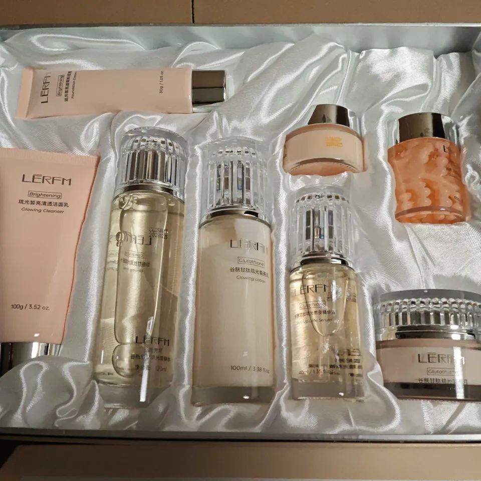 LERFM GLUTATHIONE BRIGHTENING EIGHT-PIECE SKINCARE SET