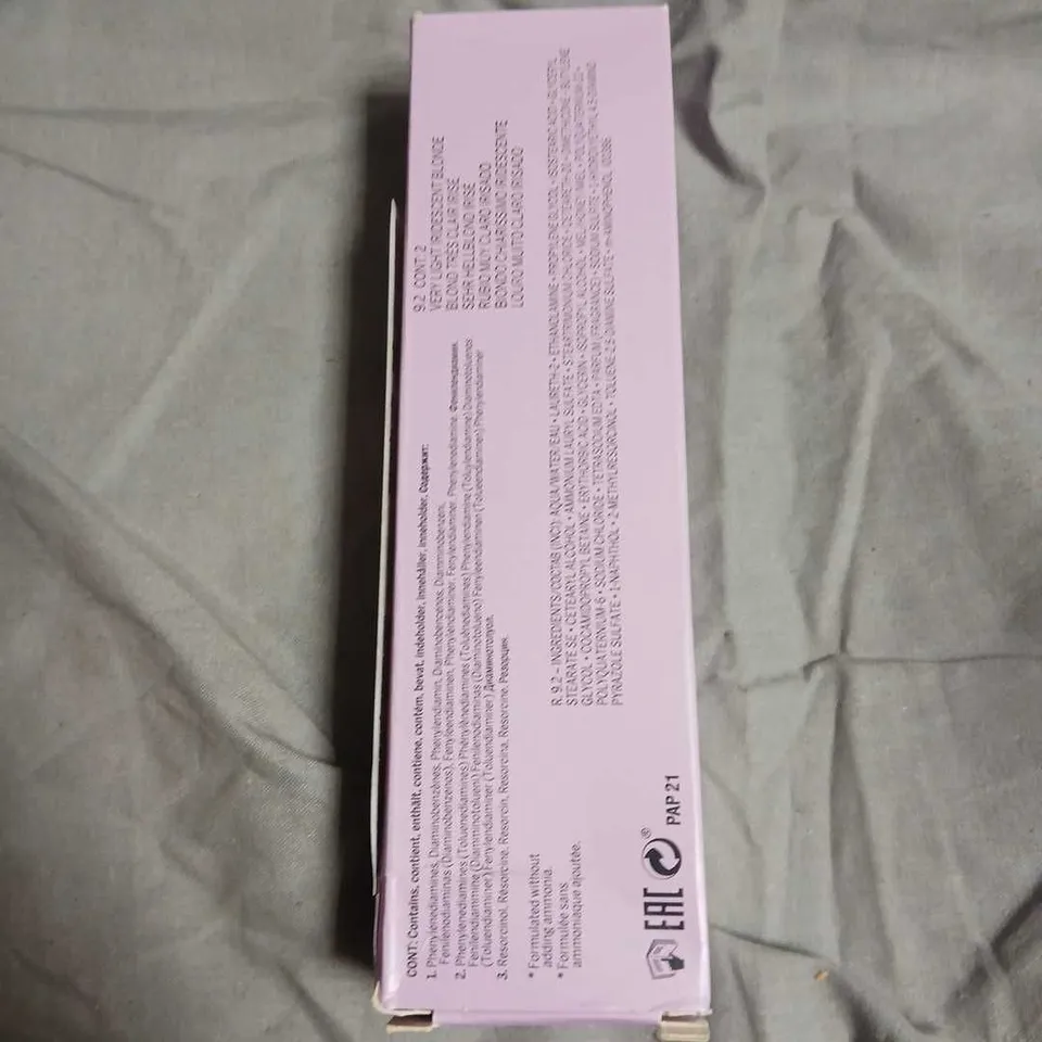 BOX 0F APPROXIMATELY 25 REVLON COLOR EXCEL AMMONIA-FREE HAIR COLOR CREAM – 70 ML-NO EXPIRY DATE SHOWN 