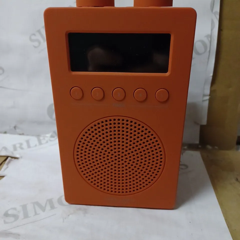 JOHN LEWIS SPECTRUM SOLO PORTABLE DAB+/FM DIGITAL RADIO, VERMILLION