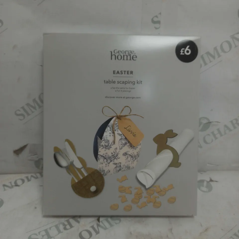 BOX OF 6 GEORGE HOME EASTER TABLE SCAPING KITS 