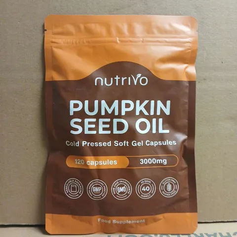 NUTRIVO PUMPKIN SEED OIL (120 CAPSULES)