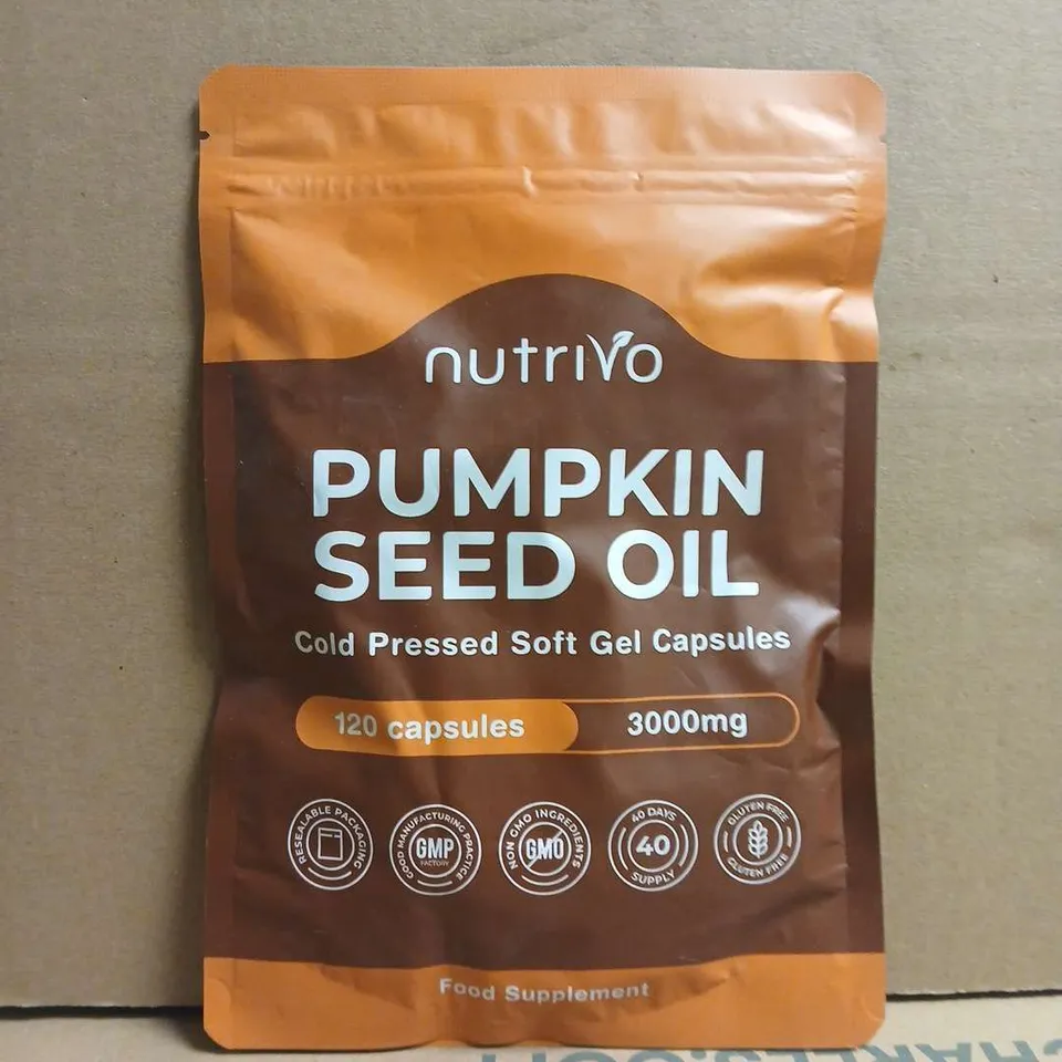 NUTRIVO PUMPKIN SEED OIL (120 CAPSULES)