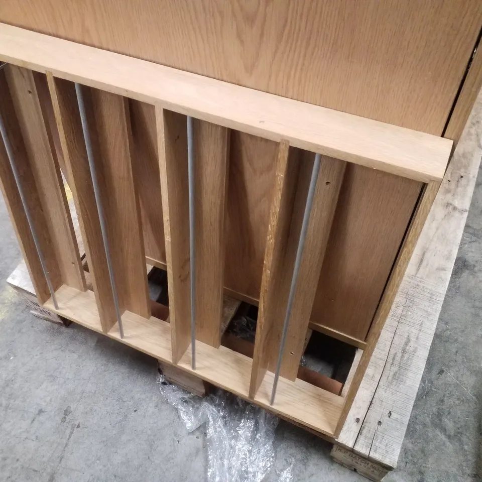 PALLET CONTAINING CUPBOARD WITH LOCK & 2 SPICE RACKS