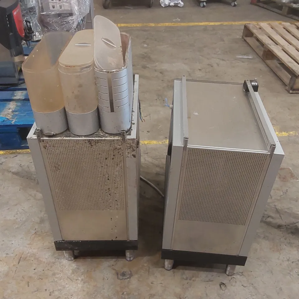 FRANKE SPECTRA VETRO 8 COMMERCIAL COFFEE MACHINE WITH MILK CHILLER (2 ITEMS)