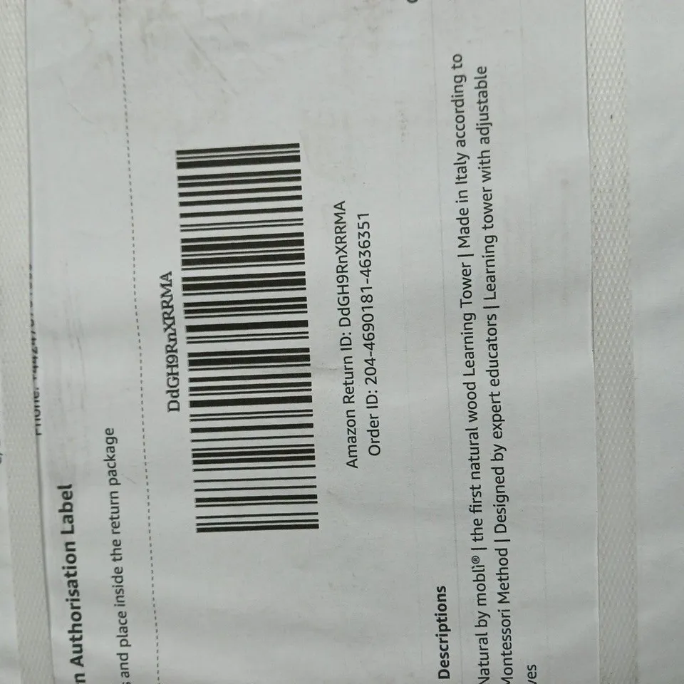 NATURAL WOOD LEARNING TOWER – MONTESSORI-INSPIRED CHILDREN'S LEARNING TOWER (BOXED)