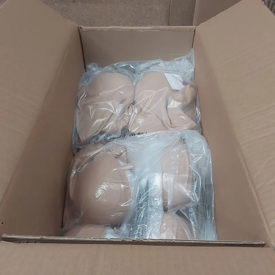 BOX CONTAINING APPROXIMATELY 10x BRAND NEW MAGISCULPT ALMOND BODYSUITS - SIZE 40C
