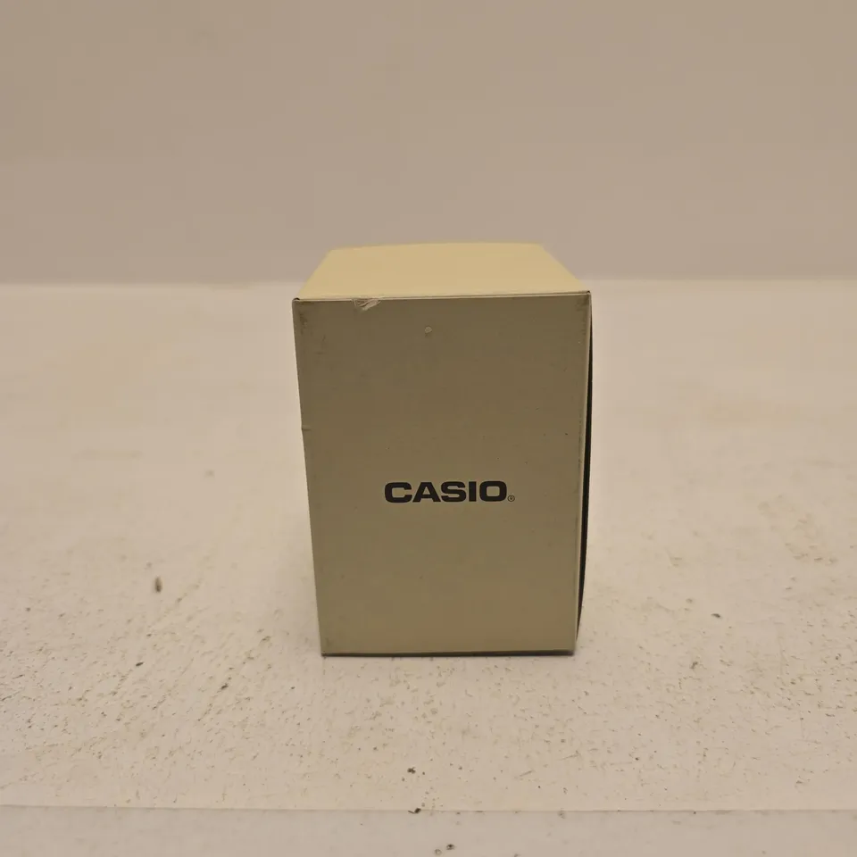 CASIO DIGITAL WRISTWATCH WITH STAINLESS STEEL BRACELET – BOXED