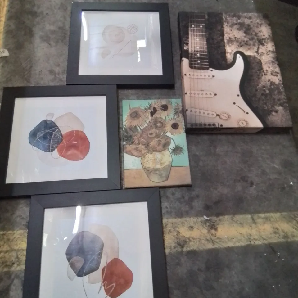 FIVE ASSORTED PRINTS