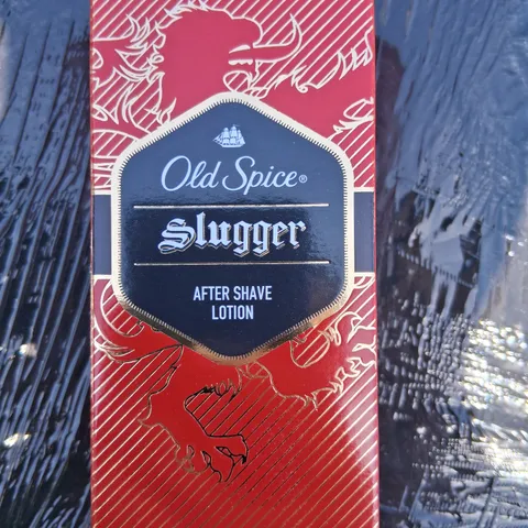 APPROXIMATELY 6 BOXED OLD SPICE SLUGGER AFTER SHAVE LOTION 100ML