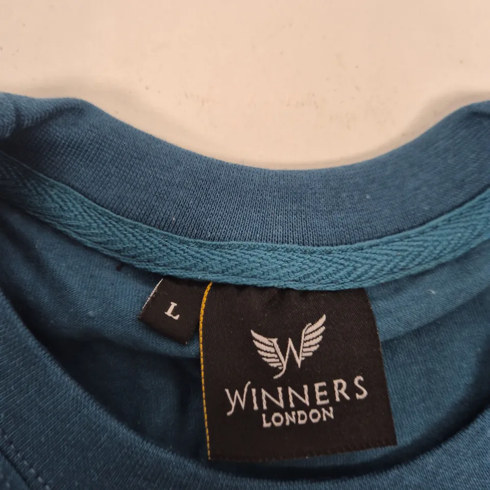WINNERS LONDON T-SHIRT – BLUE, SIZE L