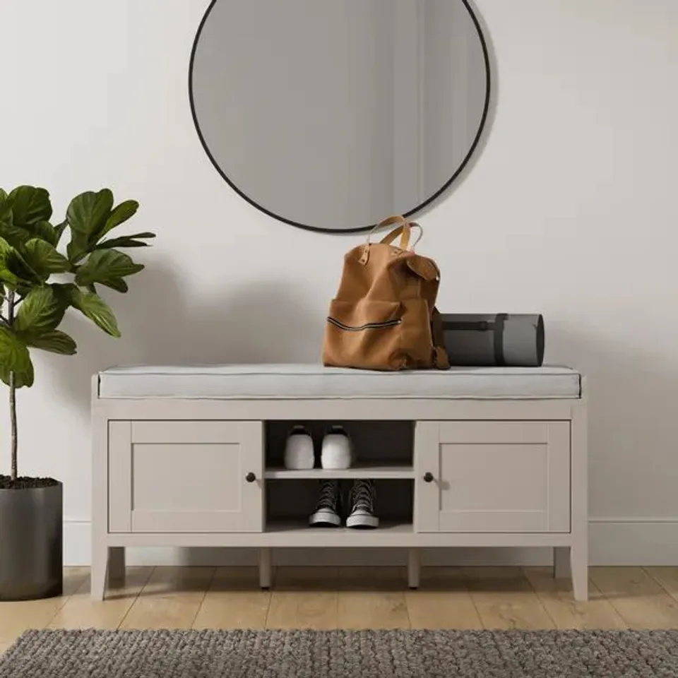BOXED LYNTON STORAGE BENCH (1 BOX)