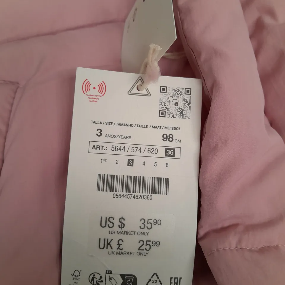 ZARA KIDS JACKET SIZE 3 YEARS