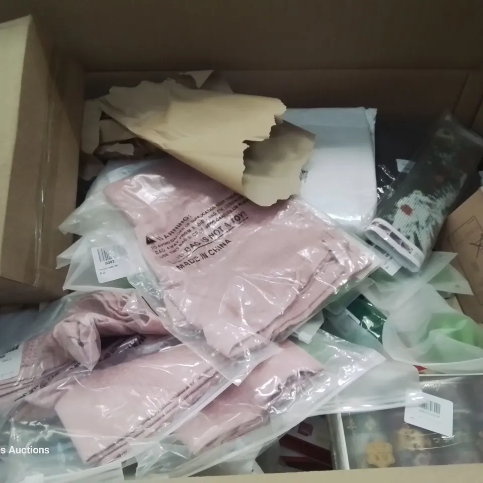 PALLET OF 6  BOXES OF ASSORTED PRODUCTS, INCLUDING, 2023 CALANDER, TOWEL HOOKS, GLASS STORAGE JAR SET, FOLDERS, PHONE CASES, UNDERWEAR, SMART TEMP/ HUMIDITY SWITCH.