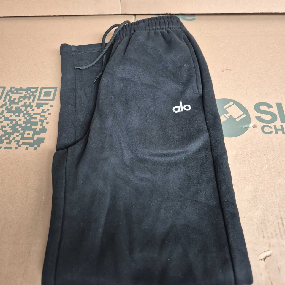 ALO DRAWSTRING JOGGERS - BLACK - SIZE UNSPECIFIED