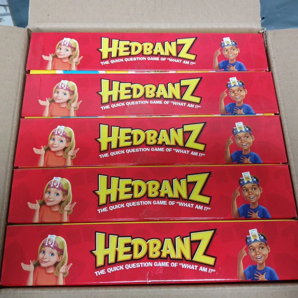 5 BOXED HEDBANZ 2ND EDITION BOARD GAMES