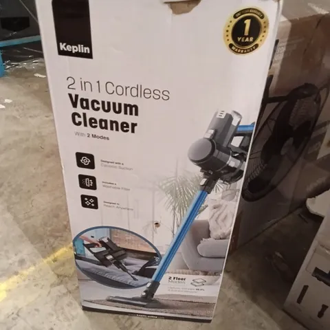 BOXED KEPLIN HOME 2 IN 1 CORDLESS VACUUM CLEANER