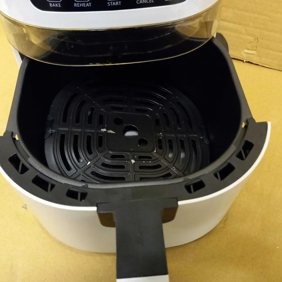 COOK'S ESSENTIALS 4.0L AIR FRYER WITH DIGITAL TOUCHSCREEN & VIEWING SCREEN - COOL GREY