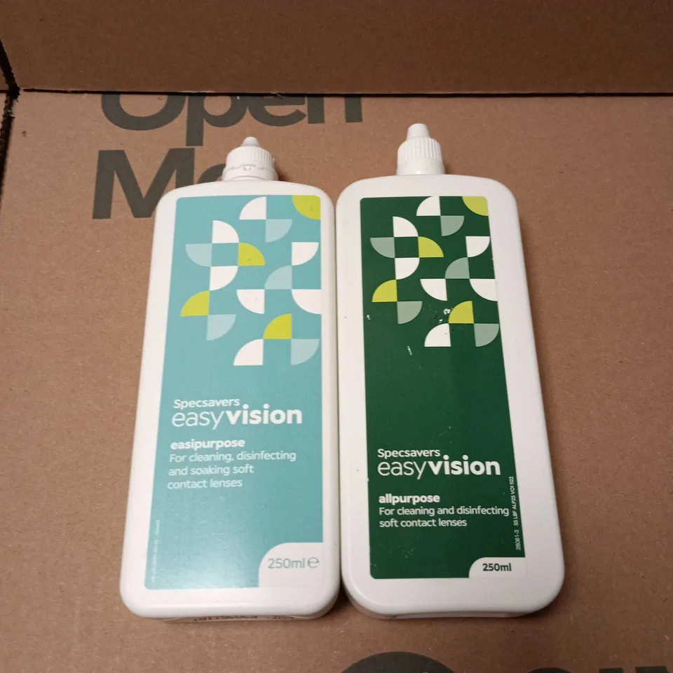 APPROXIMATELY 15 ASSORTED CONTACT LENS SOLUTION PRODUCTS 