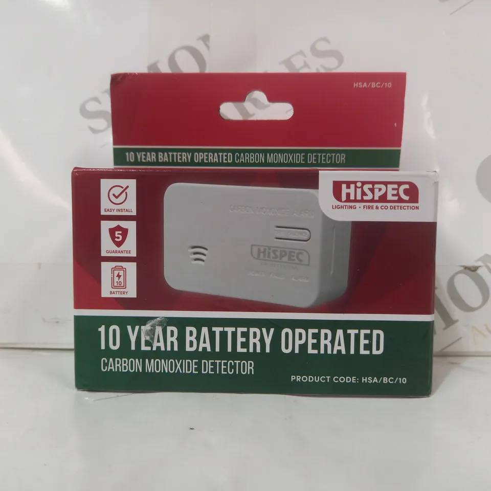 BOXED HISPEC CARBON MONOXIDE DETECTOR