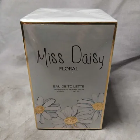 BOXED AND SEALED MISS DAISY FLORAL EAU DE TOILETTE 80ML
