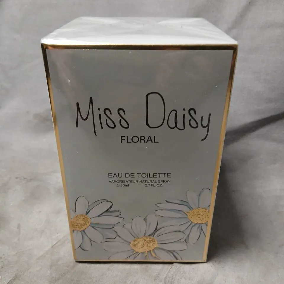 BOXED AND SEALED MISS DAISY FLORAL EAU DE TOILETTE 80ML