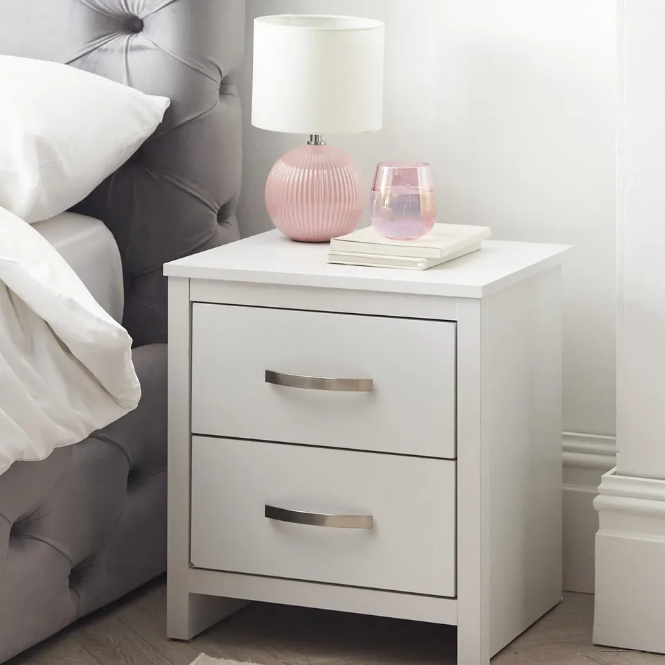 ELY 2 DRAWER BEDSIDE