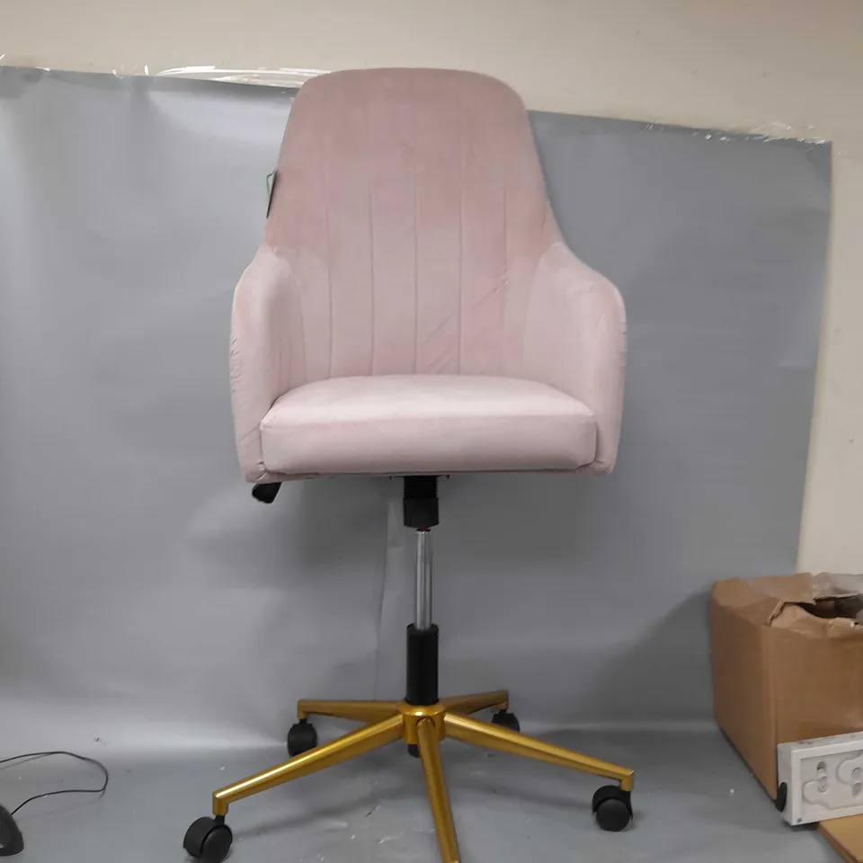 MOLBY OFFICE CHAIR - PINK - COLLECTION ONLY RRP £189