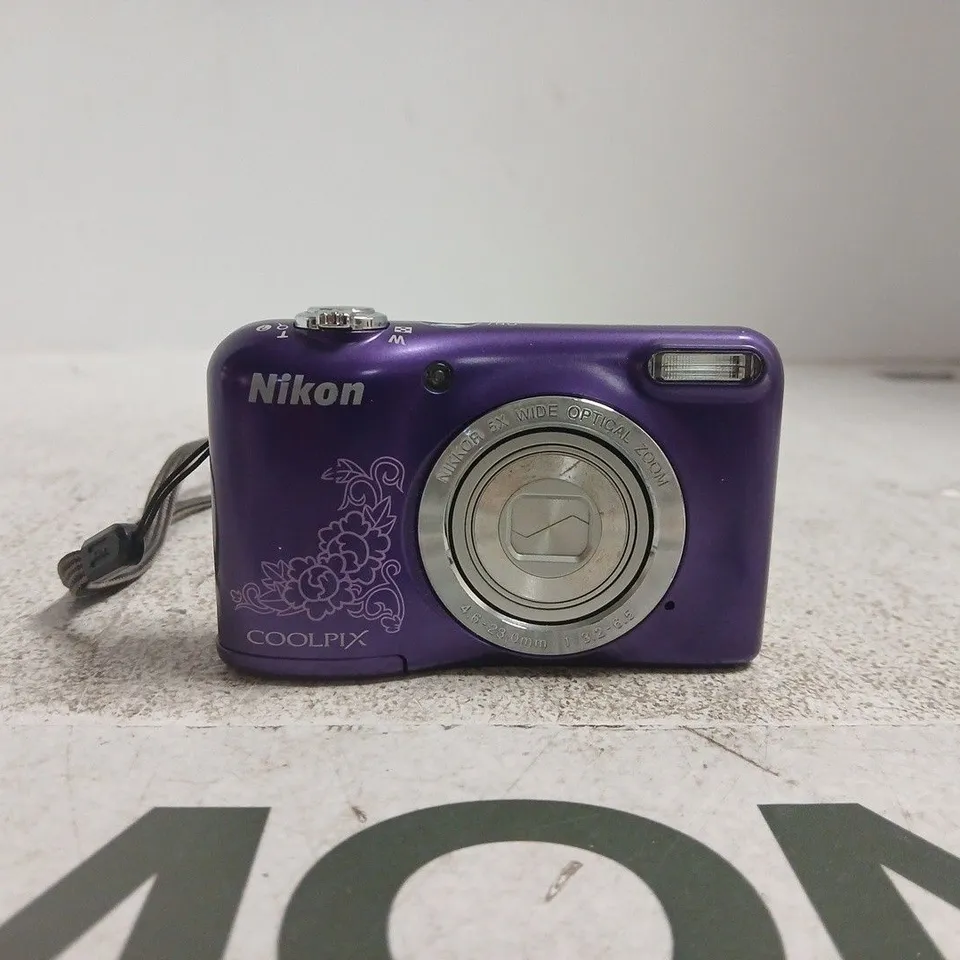 NIKON COOLPIX L29 COMPACT CAMERA – PURPLE WITH WRIST STRAP UNBOXED