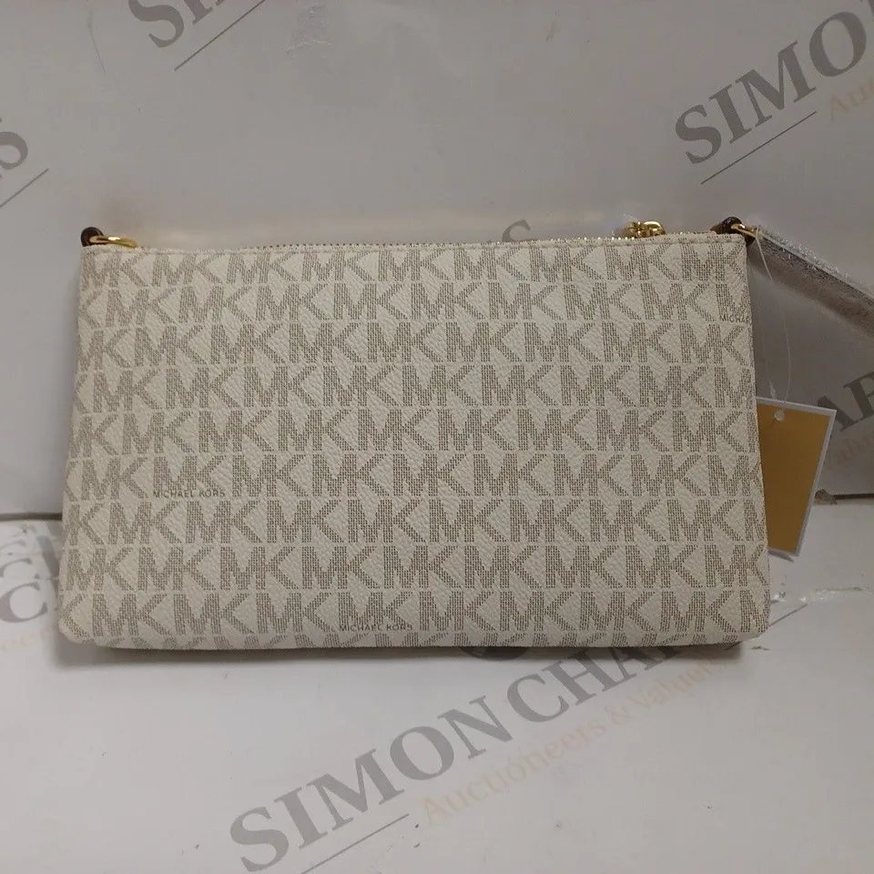 MICHAEL KORS VANILLA PRINT LG WRISTLET PURSE