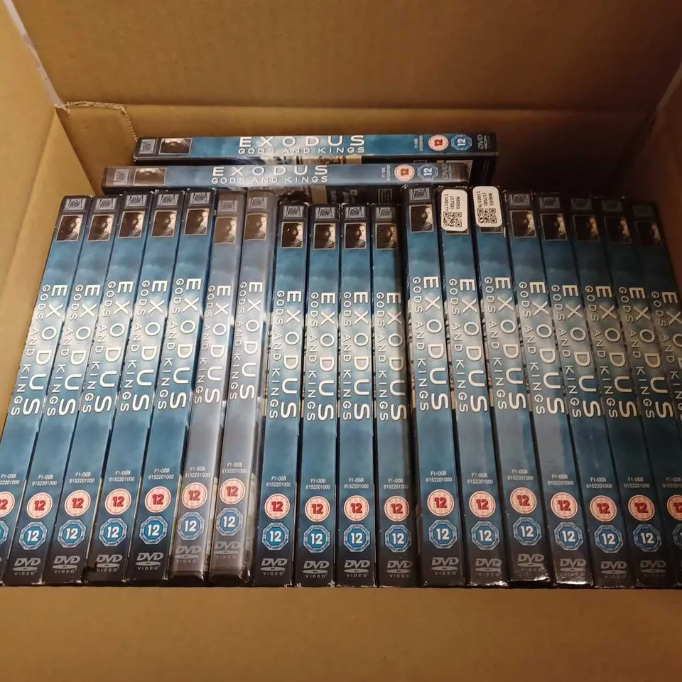 LOT OF APPROXIMATELY 20 'EXODUS GODS AND KINGS' DVDS