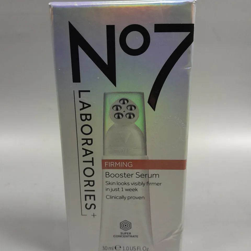 SEALED NO7 LABORATORIES FIRMING BOOSTER SERUM - 30ML