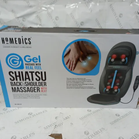 BOXED HOMEDICS SHIATSU BACK AND SHOULDER MASSAGER