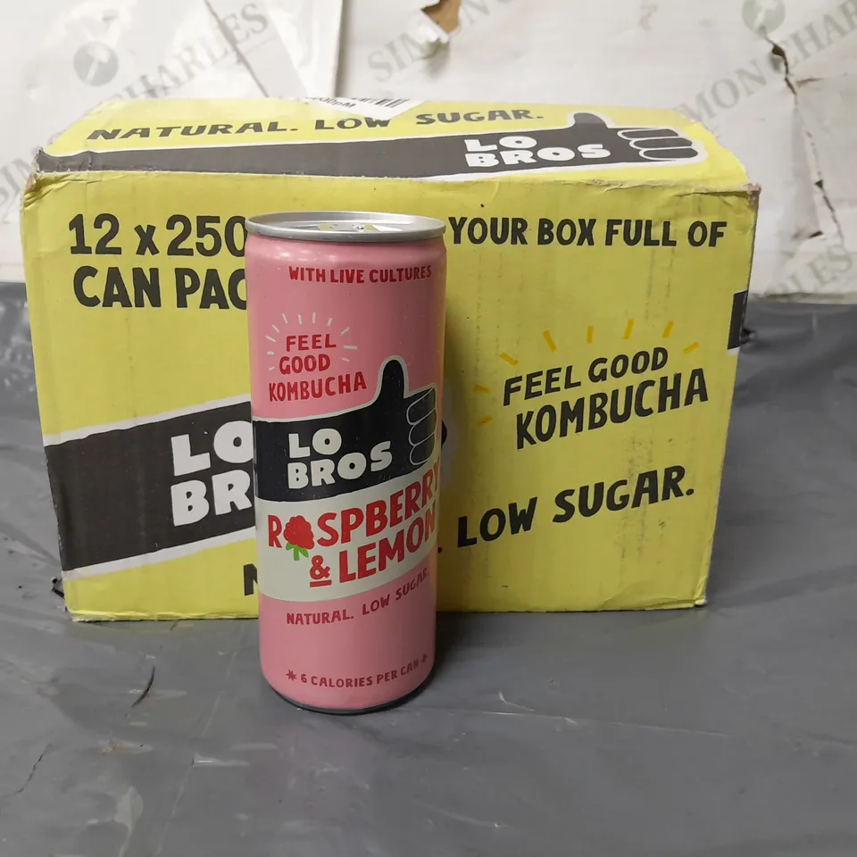 LO BROS RASPBERRY AND LEMON MULTIPACK - 12X250ML