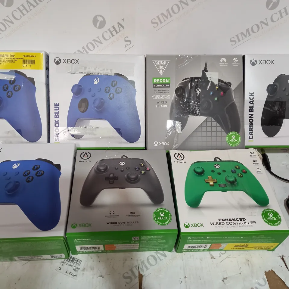 12 BOXED AND UNBOXED CONTROLLERS RANGE OF COLOURS 