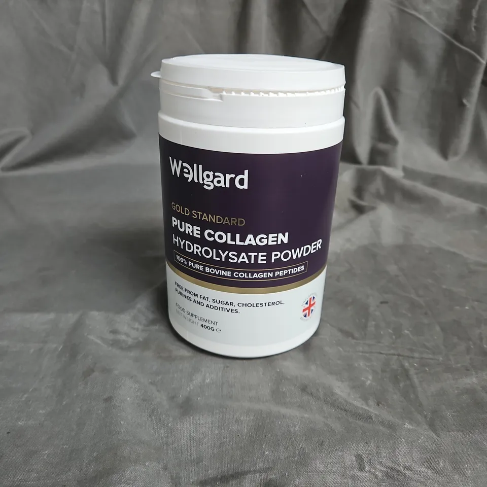 WELLGUARD GOLD STANDARD PURE COLLAGEN HYDROLYSATE POWDER FOOD SUPPLEMENT 400G