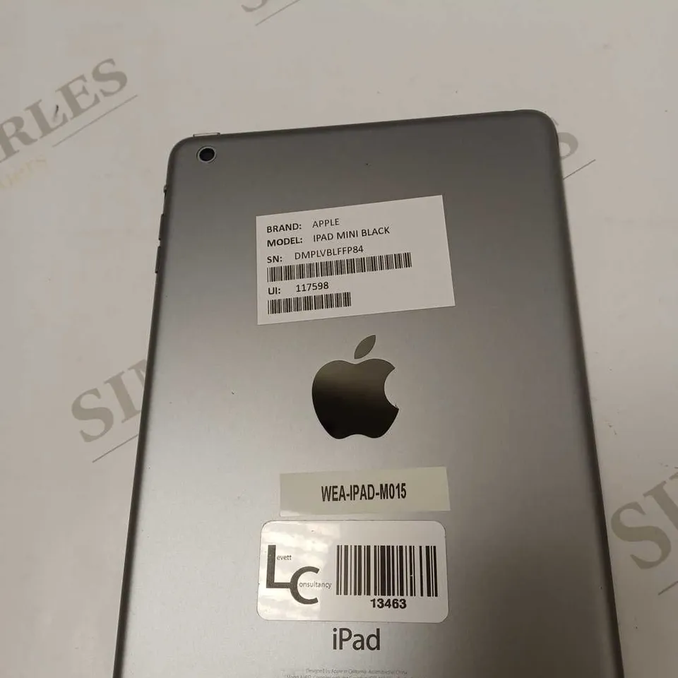 APPLE BLACK IPAD MINI DMPLVBLFFP84