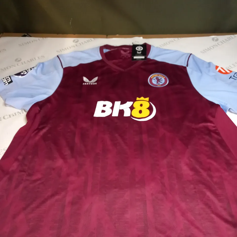ASTON VILLA FC HOME SHIRT WITH DIABY 19 SIZE 3XL