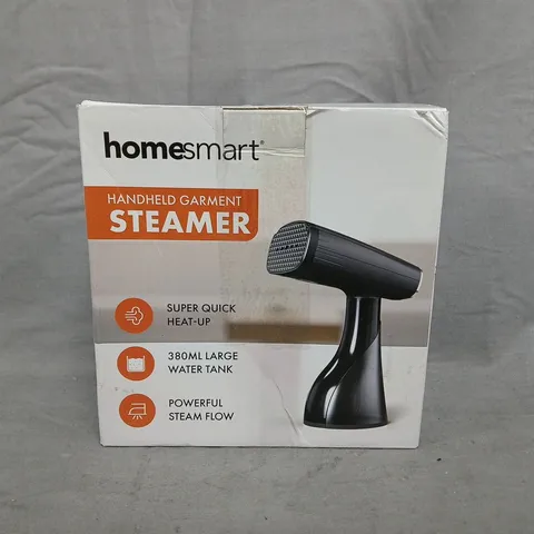 BOXED HOMESMART HANDHELD GARMENT STEAMER IN BLACK