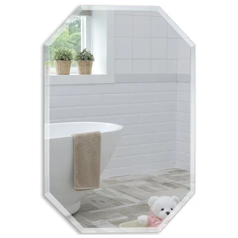 BOXED SEEBER BATHROOM / VANITY MIRROR 70CM X 50CM