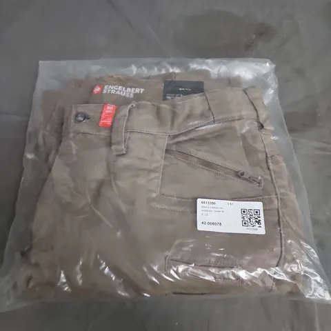 ENGELBERT STRAUSS WORK TROUSERS – KHAKI, MEN'S SIZE 34R