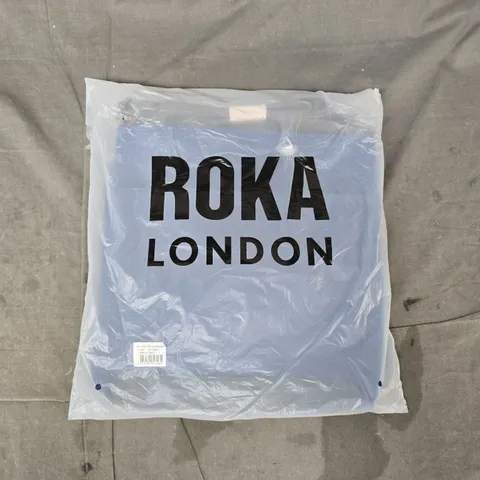 ROKA LONDON KENNINGTON CROSSBODY BAG IN BURNT BLUE